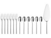 WMF Besteck-Set Kuchen 13-teilig, Silber